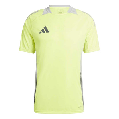 Solar Yellow-Grey - Front - Adidas Mens Tiro 25 Competition Training T-Shirt