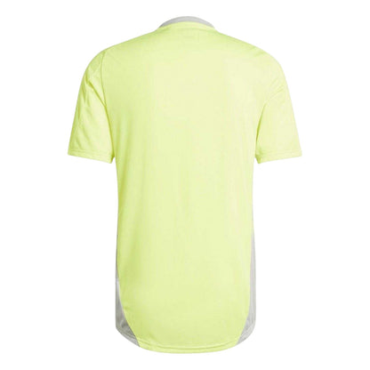 Solar Yellow-Grey - Back - Adidas Mens Tiro 25 Competition Training T-Shirt