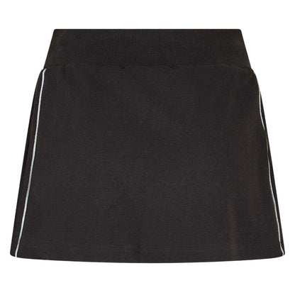Black - Back - Puma Womens-Ladies Originals Ribbed Mini Skirt