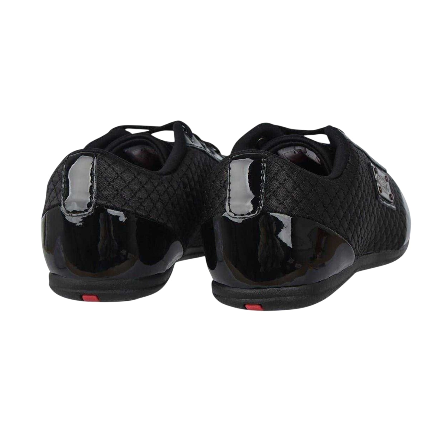 Black - Back - Firetrap Childrens-Kids Dr Domello Quilted Trainers