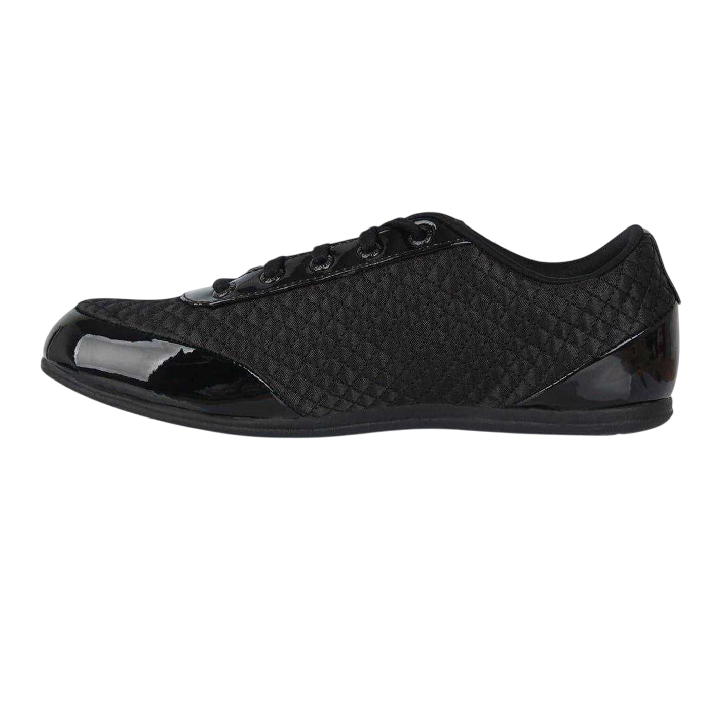 Black - Side - Firetrap Childrens-Kids Dr Domello Quilted Trainers