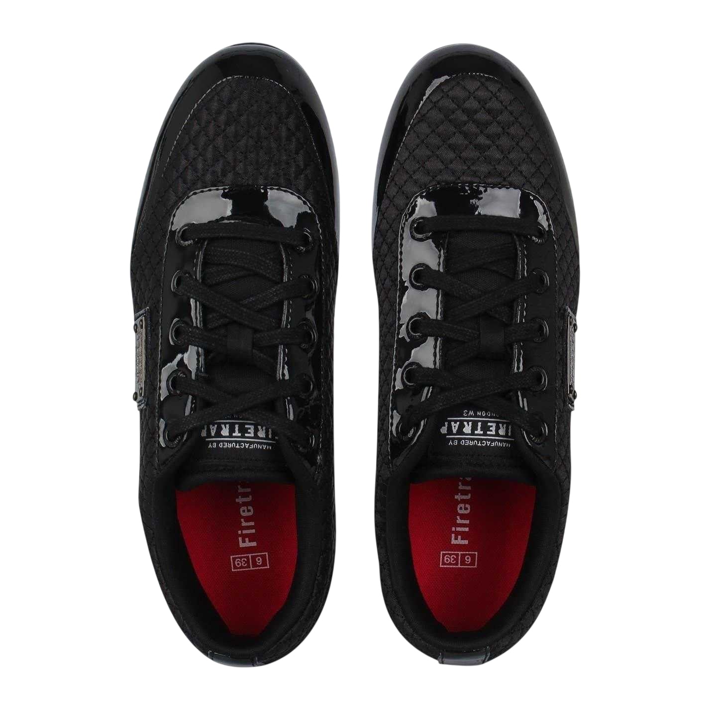 Black - Lifestyle - Firetrap Childrens-Kids Dr Domello Quilted Trainers