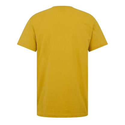 Lemon Yellow - Back - G-Star Mens Distressed Logo Regular T-Shirt