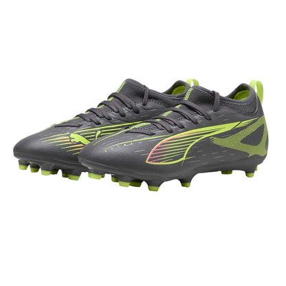 Matted Silver - Lifestyle - Puma Childrens-Kids Ultra Match Firm Ground Football Boots