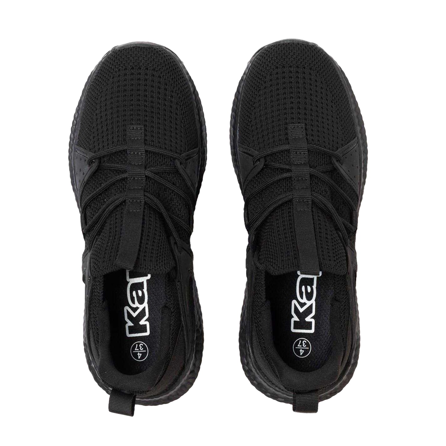 Black - Back - Kappa Womens-Ladies Bronte Trainers