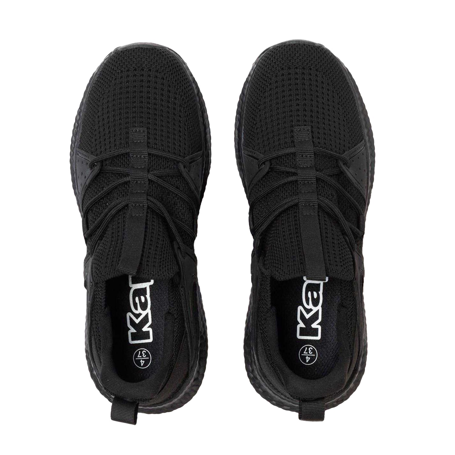Black - Back - Kappa Womens-Ladies Bronte Trainers