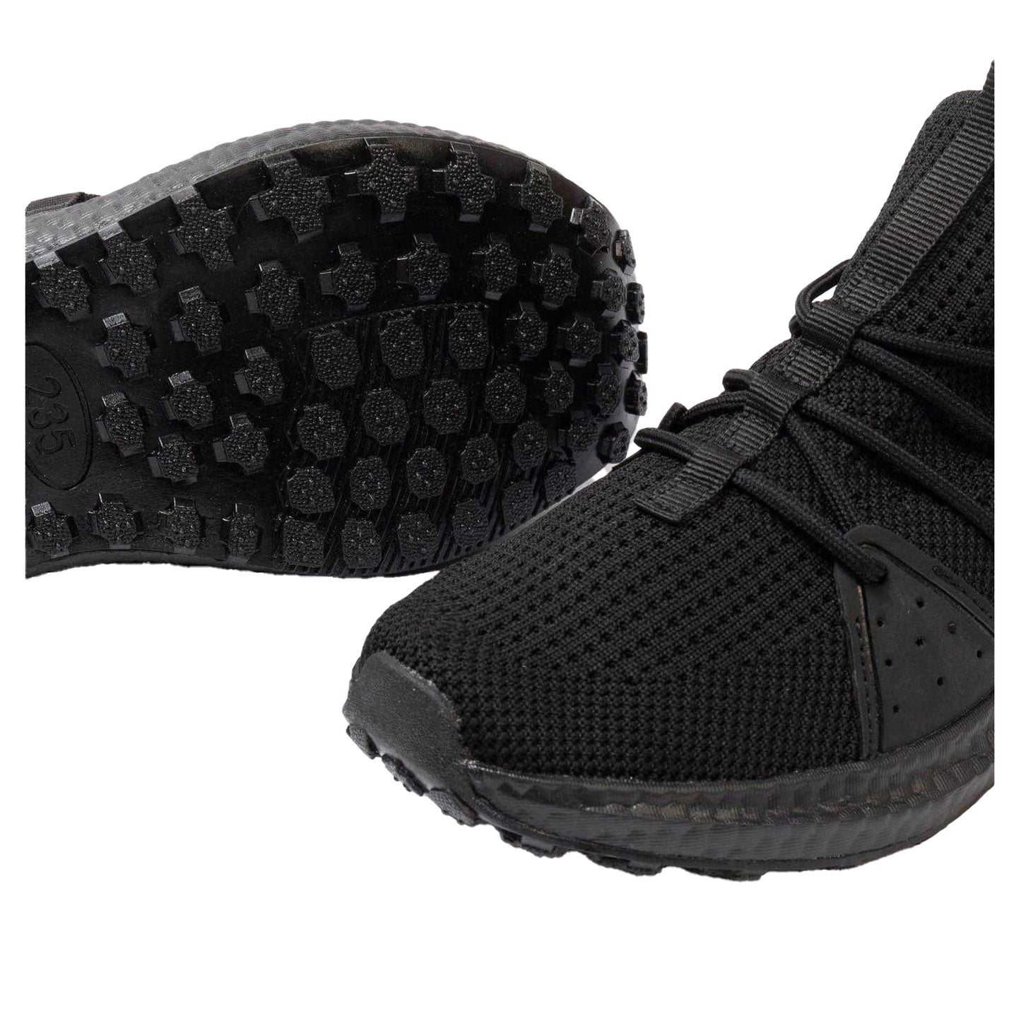 Black - Side - Kappa Womens-Ladies Bronte Trainers