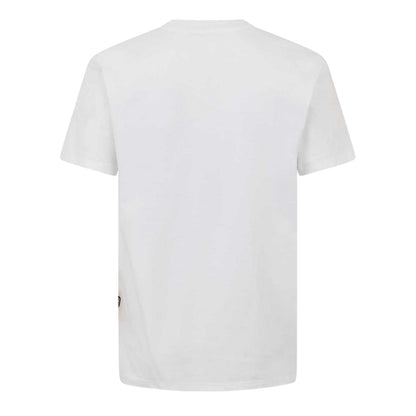 White - Back - G-Star Mens Helmet Cotton T-Shirt