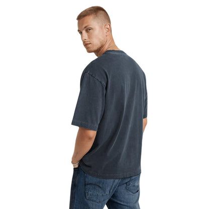 Petrol - Back - G-Star Mens Cotton Jersey Boxy T-Shirt