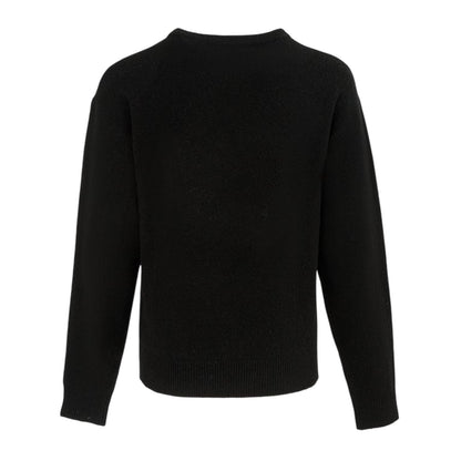 Black-Gold - Back - Biba Womens-Ladies Jacquard Celebration Jumper