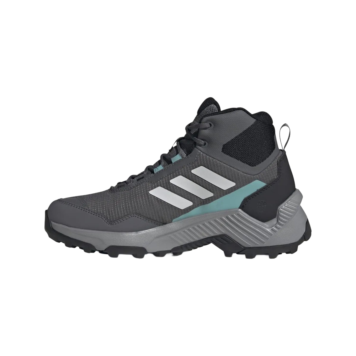 Grey Five-Dash Grey-Core Black - Side - Adidas Womens-Ladies Eastrail 2.0 Rain.RDY Mid Cut Hiking Shoes