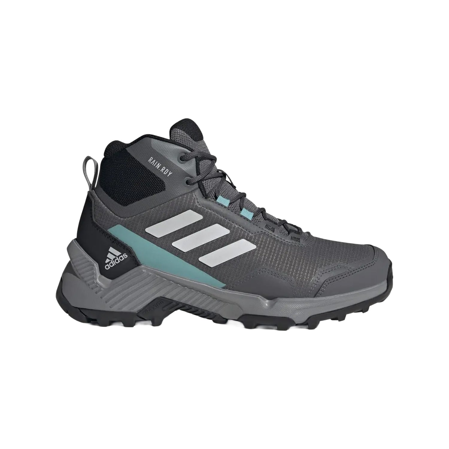 Grey Five-Dash Grey-Core Black - Lifestyle - Adidas Womens-Ladies Eastrail 2.0 Rain.RDY Mid Cut Hiking Shoes