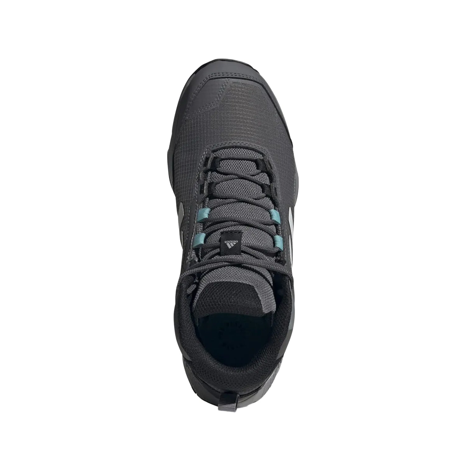Grey Five-Dash Grey-Core Black - Pack Shot - Adidas Womens-Ladies Eastrail 2.0 Rain.RDY Mid Cut Hiking Shoes