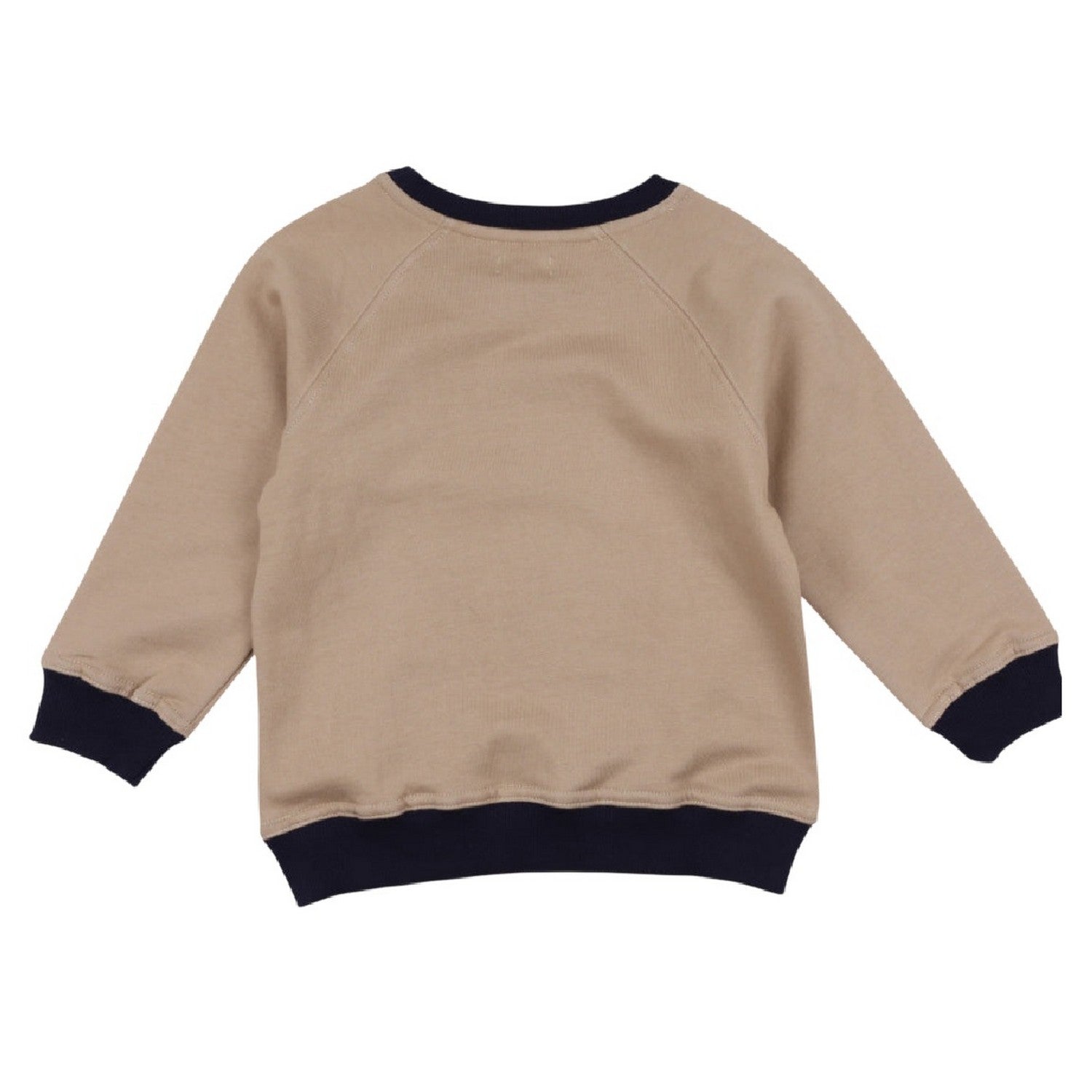 Stone - Back - Lilly & Sid Childrens-Kids Bear Sweatshirt