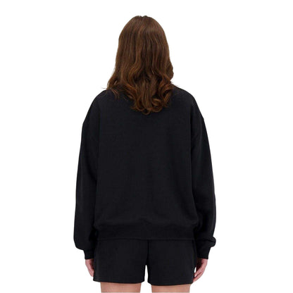 Black - Back - New Balance Womens-Ladies Virgin Wool Crew Neck Top