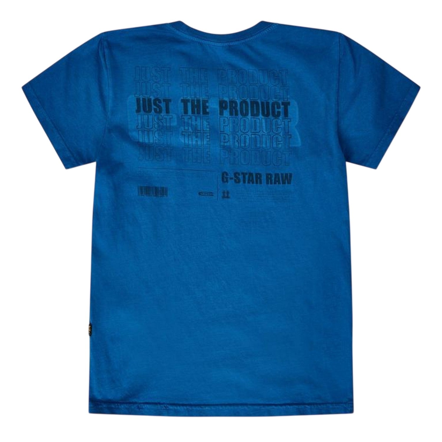 Blue - Back - G-Star Childrens-Kids Logo T-Shirt