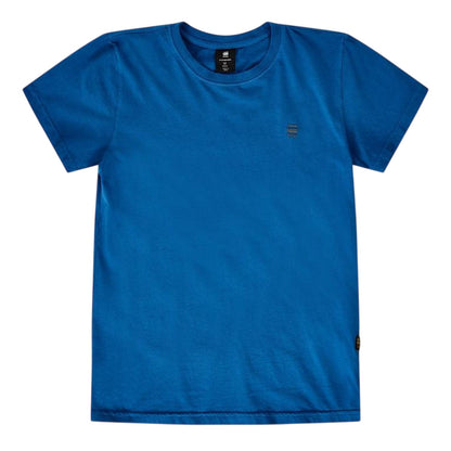 Blue - Front - G-Star Childrens-Kids Logo T-Shirt