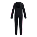 Black - Back - Under Armour Childrens-Kids Knitted Hooded Tracksuit