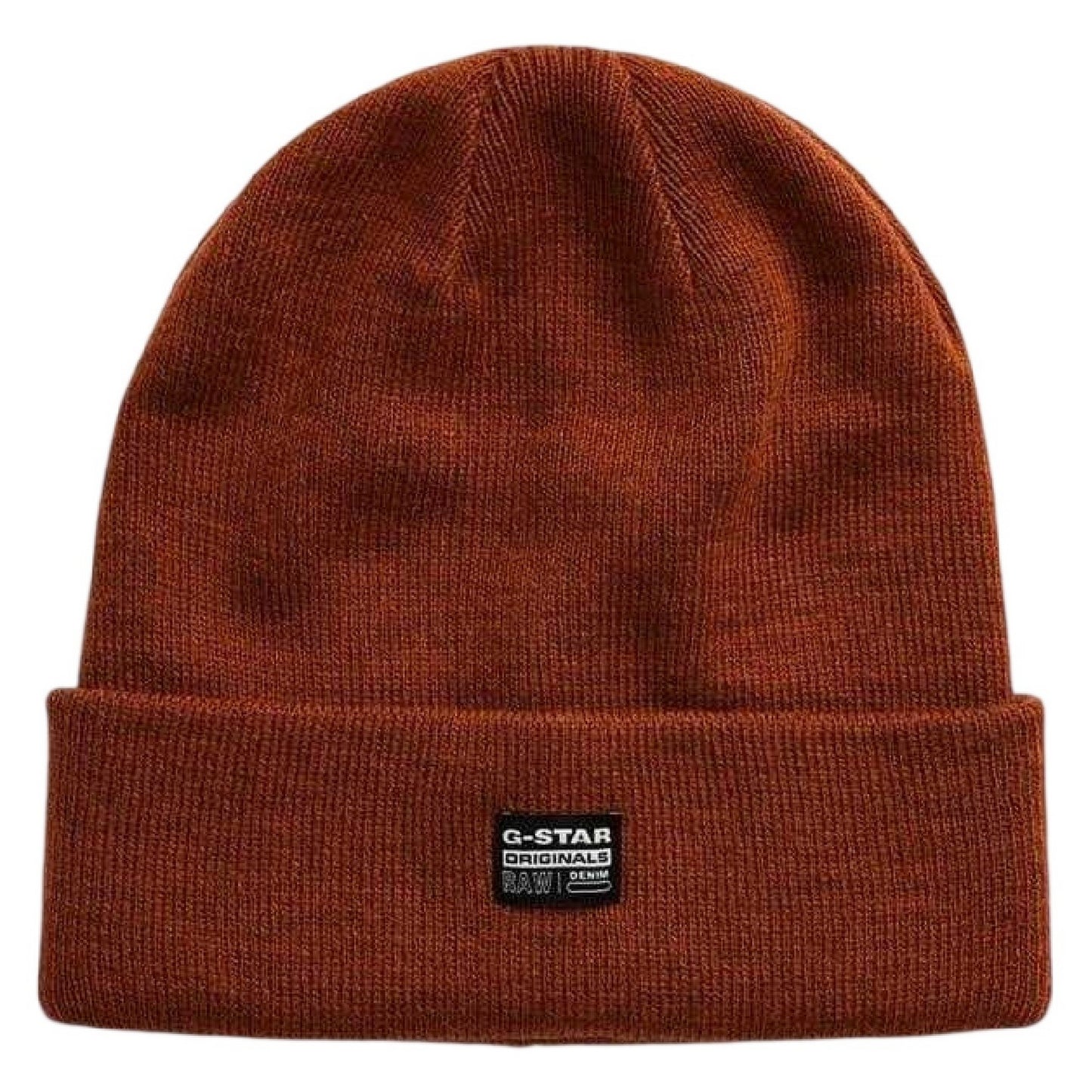 Auburn - Front - G-Star Mens Effo Ribbed Casual Beanie