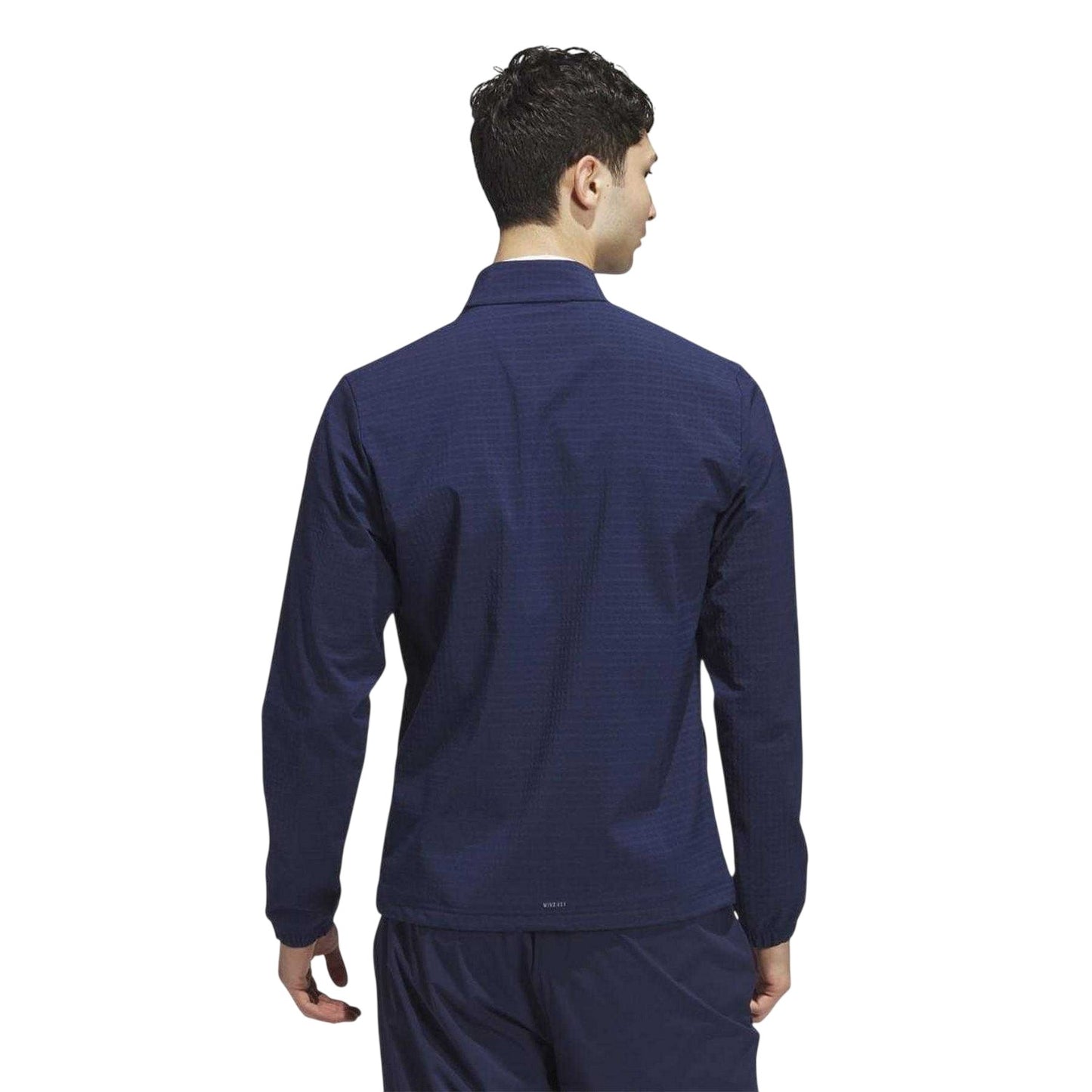 Navy - Back - Adidas Mens Ultimate365 Tour Half Zip Golf Pullover