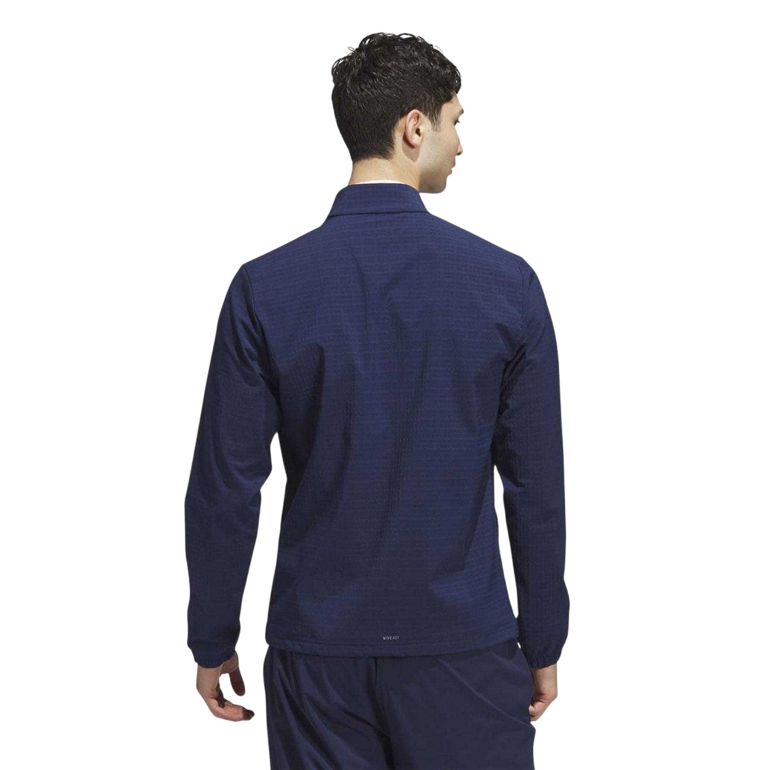 Navy - Back - Adidas Mens Ultimate365 Tour Half Zip Golf Pullover
