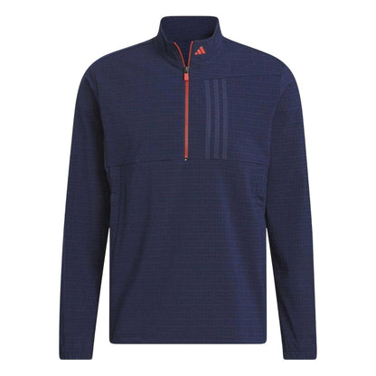 Navy - Front - Adidas Mens Ultimate365 Tour Half Zip Golf Pullover
