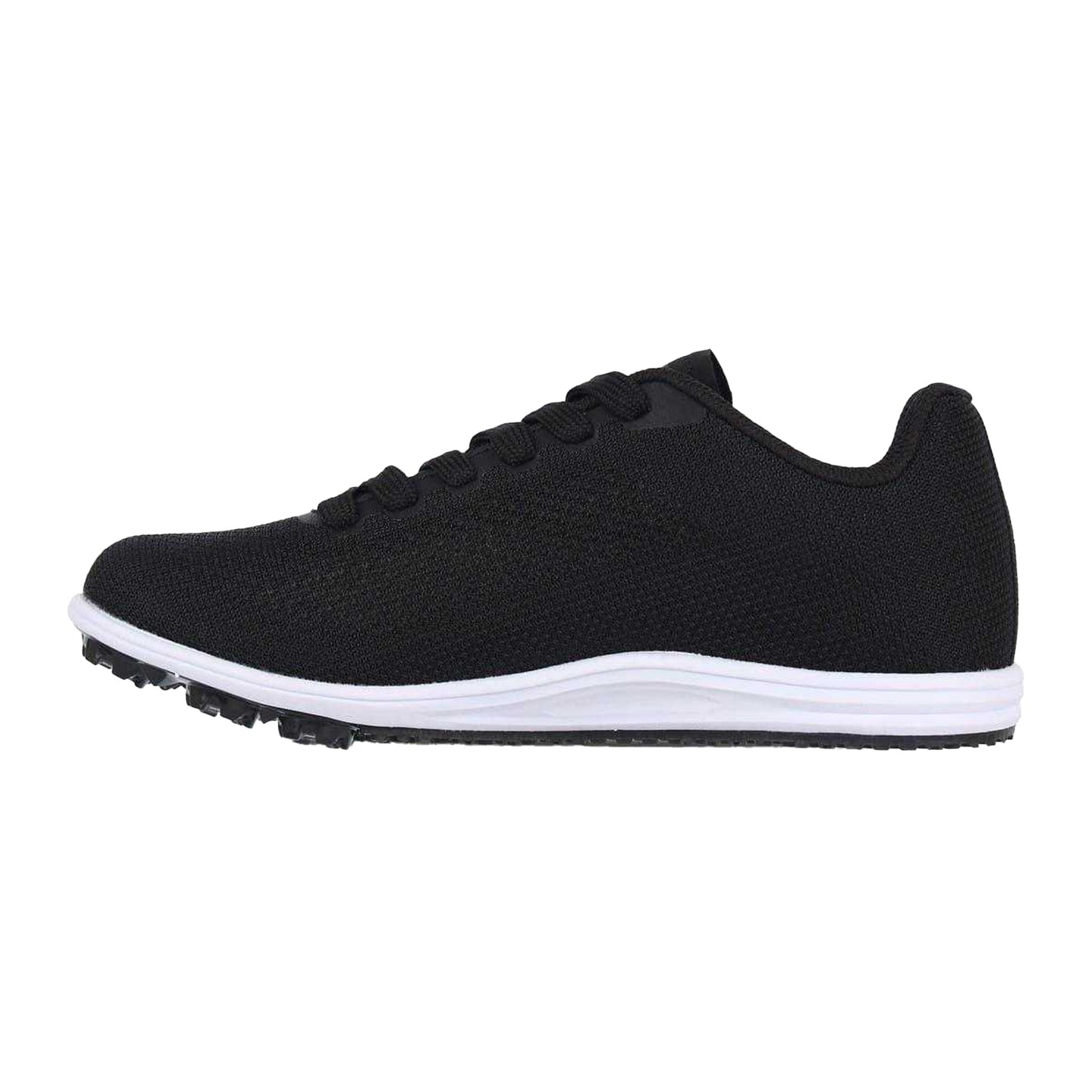 Black-White - Side - Karrimor Childrens-Kids Running Spike Trainer