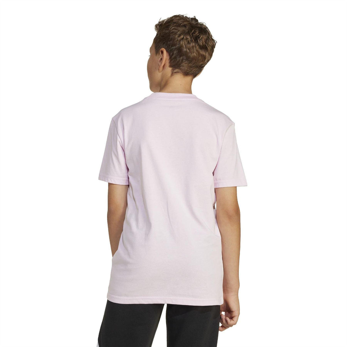 Pink - Pack Shot - Adidas Girls Essentials Linear T-Shirt