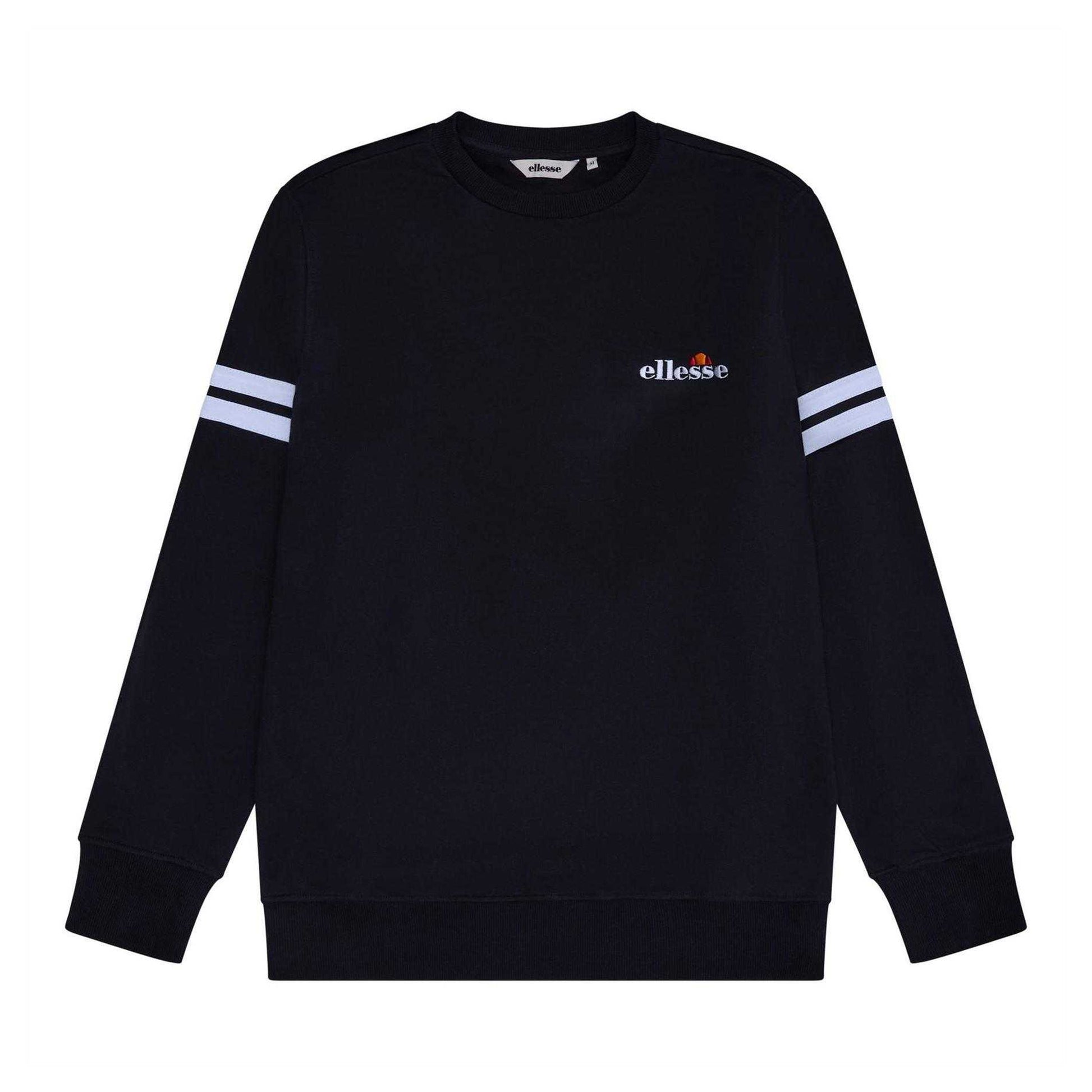 Black - Front - Ellesse Mens Gakona 2 Crew Neck Sweatshirt