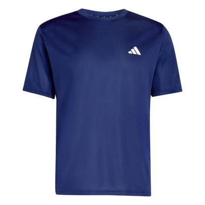 Navy - Back - Adidas Mens Essentials Training T-Shirt