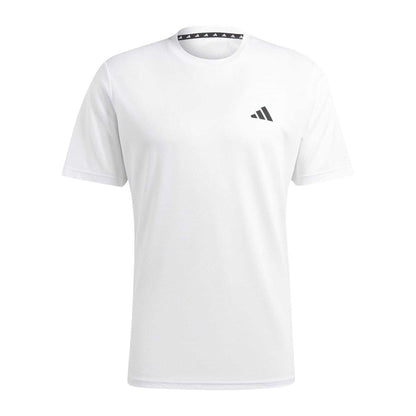 White-Black - Front - Adidas Mens Essentials Training T-Shirt