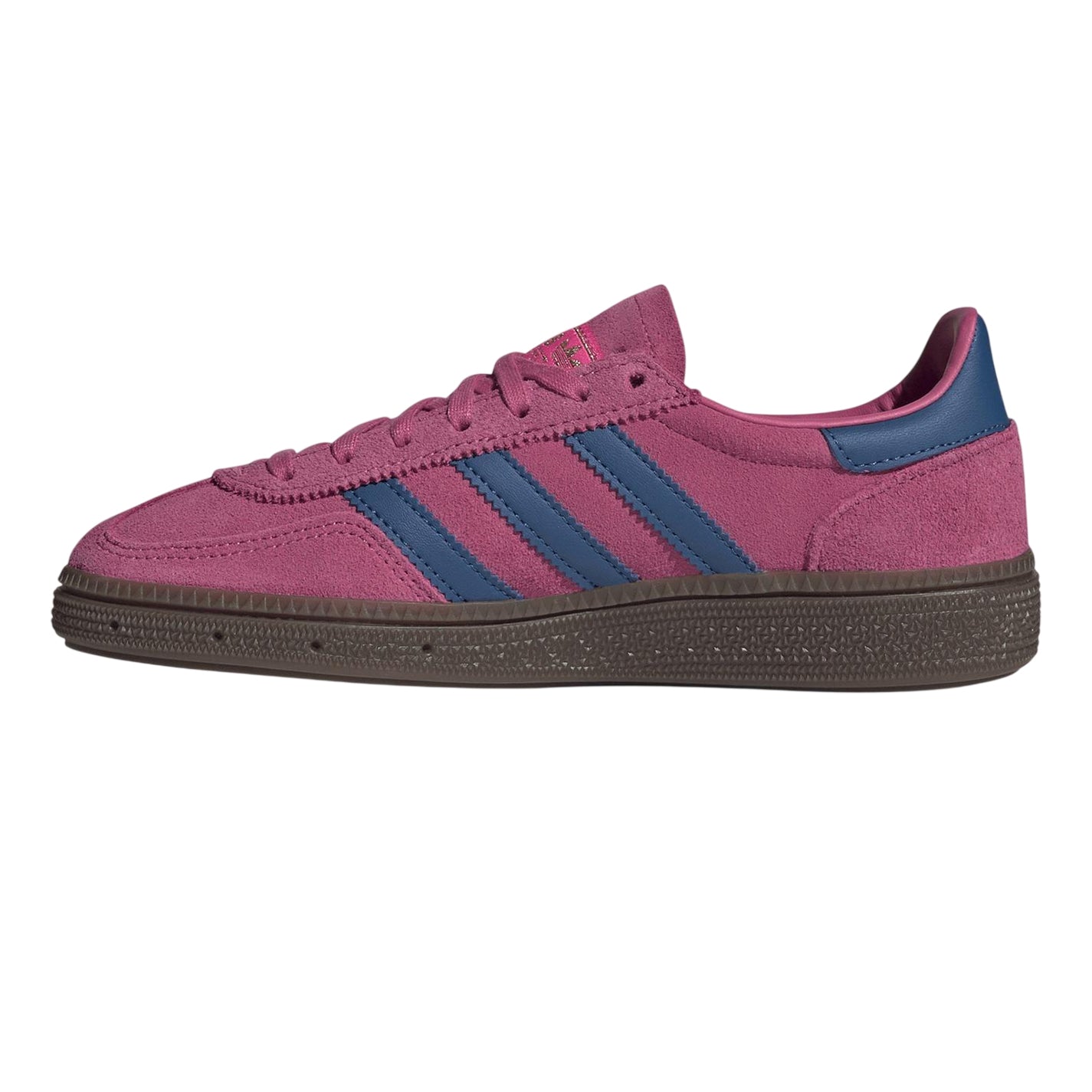 Shock Pink-Blue - Lifestyle - Adidas Childrens-Kids Handball Spezial Cow Suede Trainers