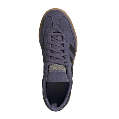 Violet-Black - Pack Shot - Adidas Childrens-Kids Handball Spezial Cow Suede Trainers