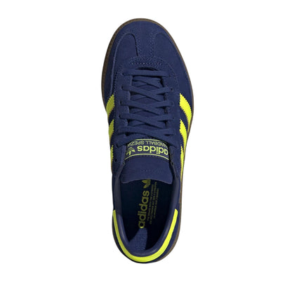 Blue-Yellow - Pack Shot - Adidas Childrens-Kids Handball Spezial Cow Suede Trainers