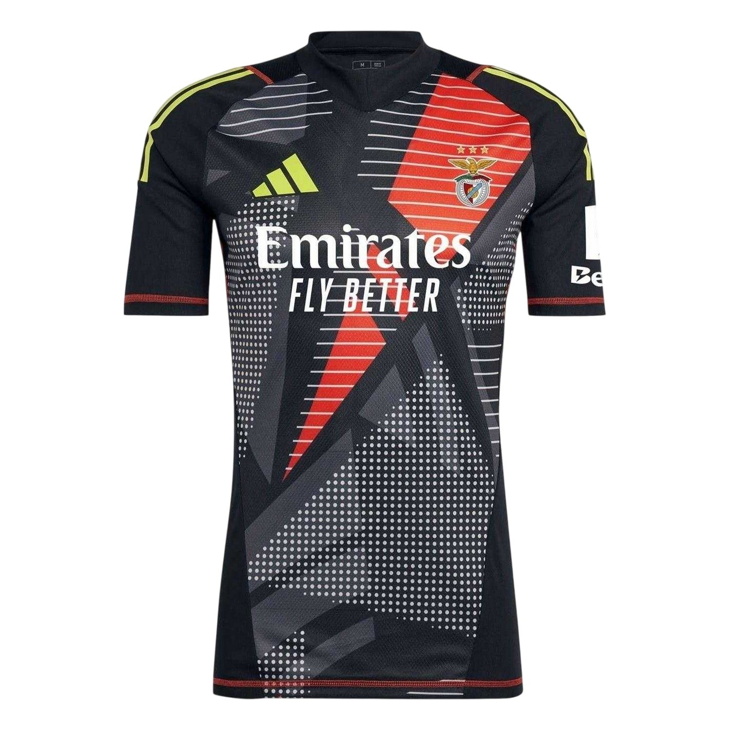 Black - Front - Adidas Mens 24-25 SL Benfica Jersey