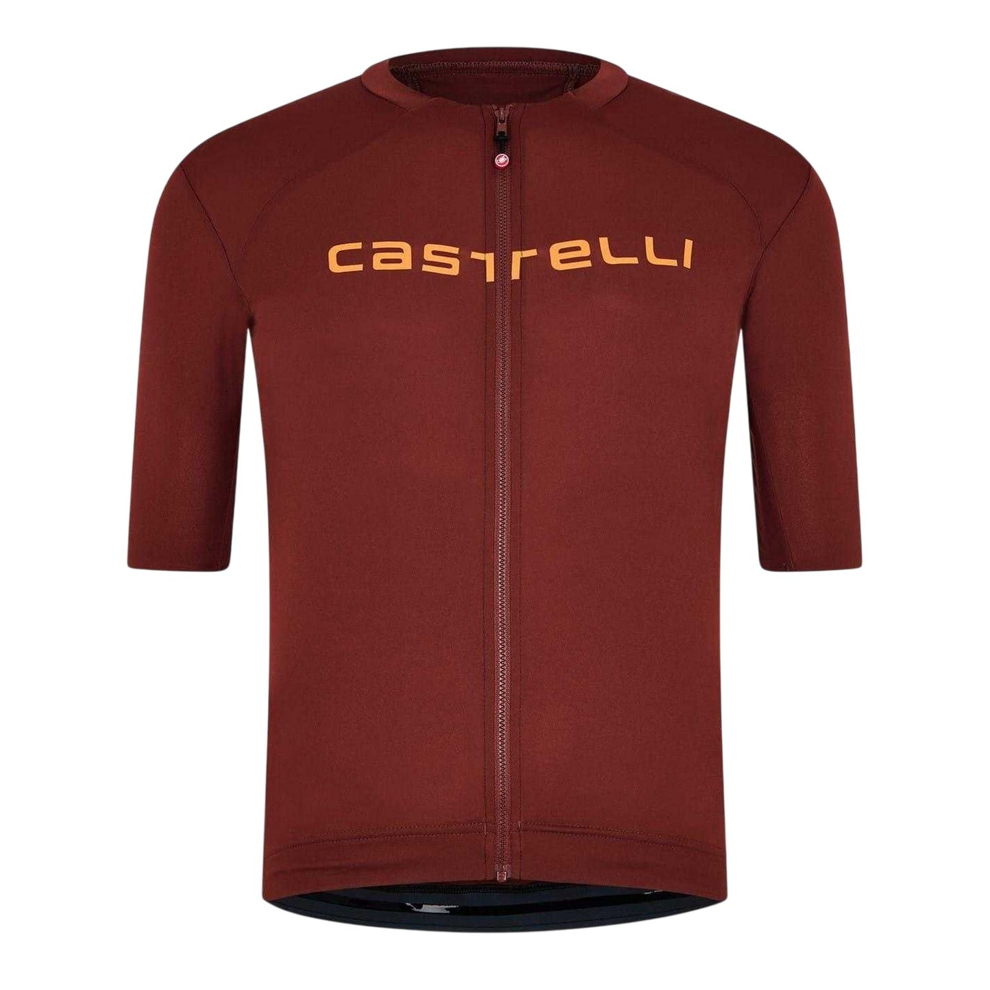 Mocha Brown - Front - Castelli Mens Prologo Lite Short-Sleeved Cycling Jersey