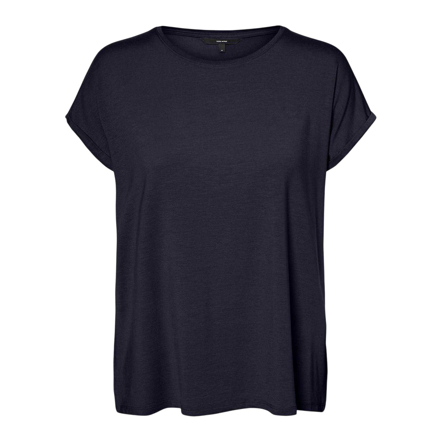 Night Sky - Front - Vero Moda Womens-Ladies Ava Plain T-Shirt