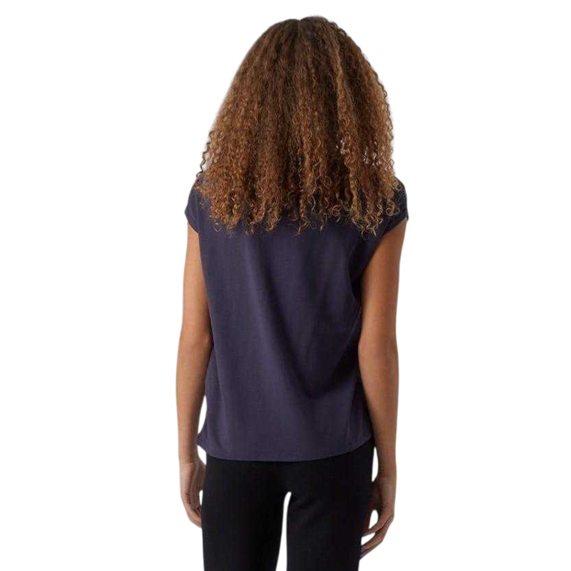 Night Sky - Back - Vero Moda Womens-Ladies Ava Plain T-Shirt