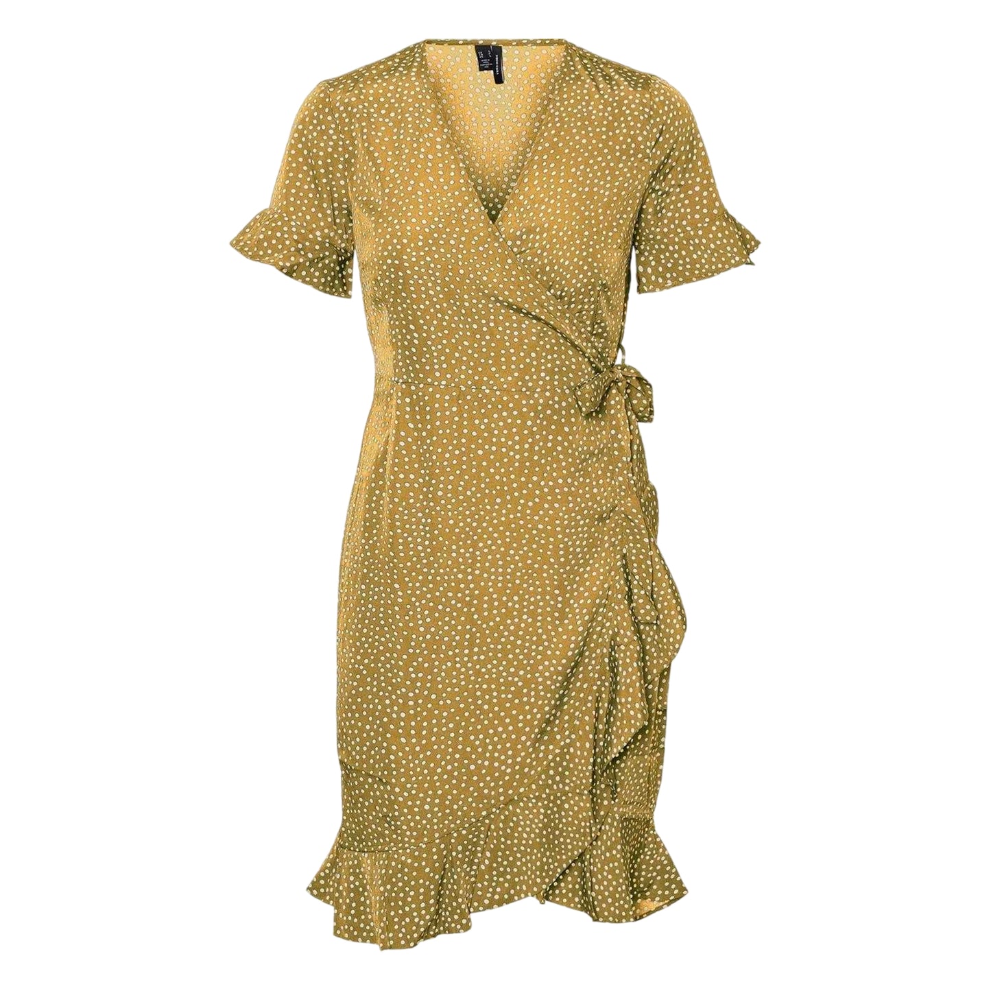 Gold - Front - Vero Moda Womens-Ladies Henna Dress