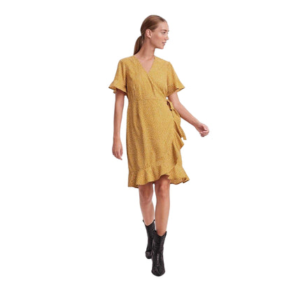 Gold - Side - Vero Moda Womens-Ladies Henna Dress