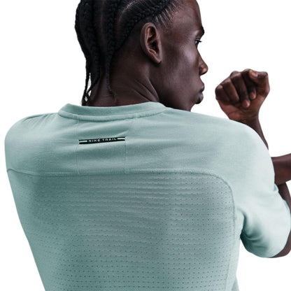 Cannon-Black - Back - Nike Mens Trail Solar Chase Dri-FIT T-Shirt