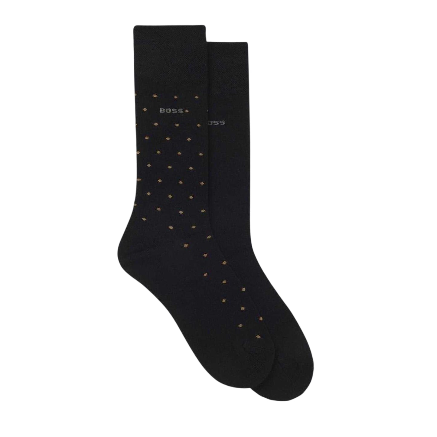 Black - Front - Boss Unisex Adult Logo Ankle Socks (Pack of 2)