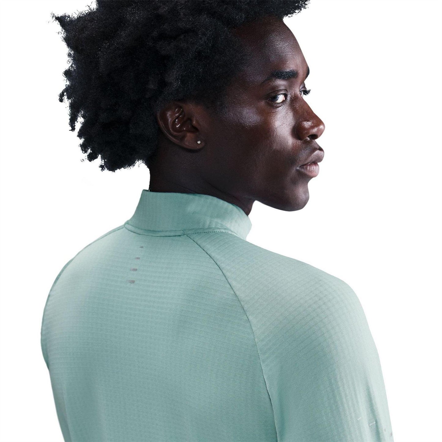 Cannon - Back - Nike Mens Quarter Zip Running Base Layer Top