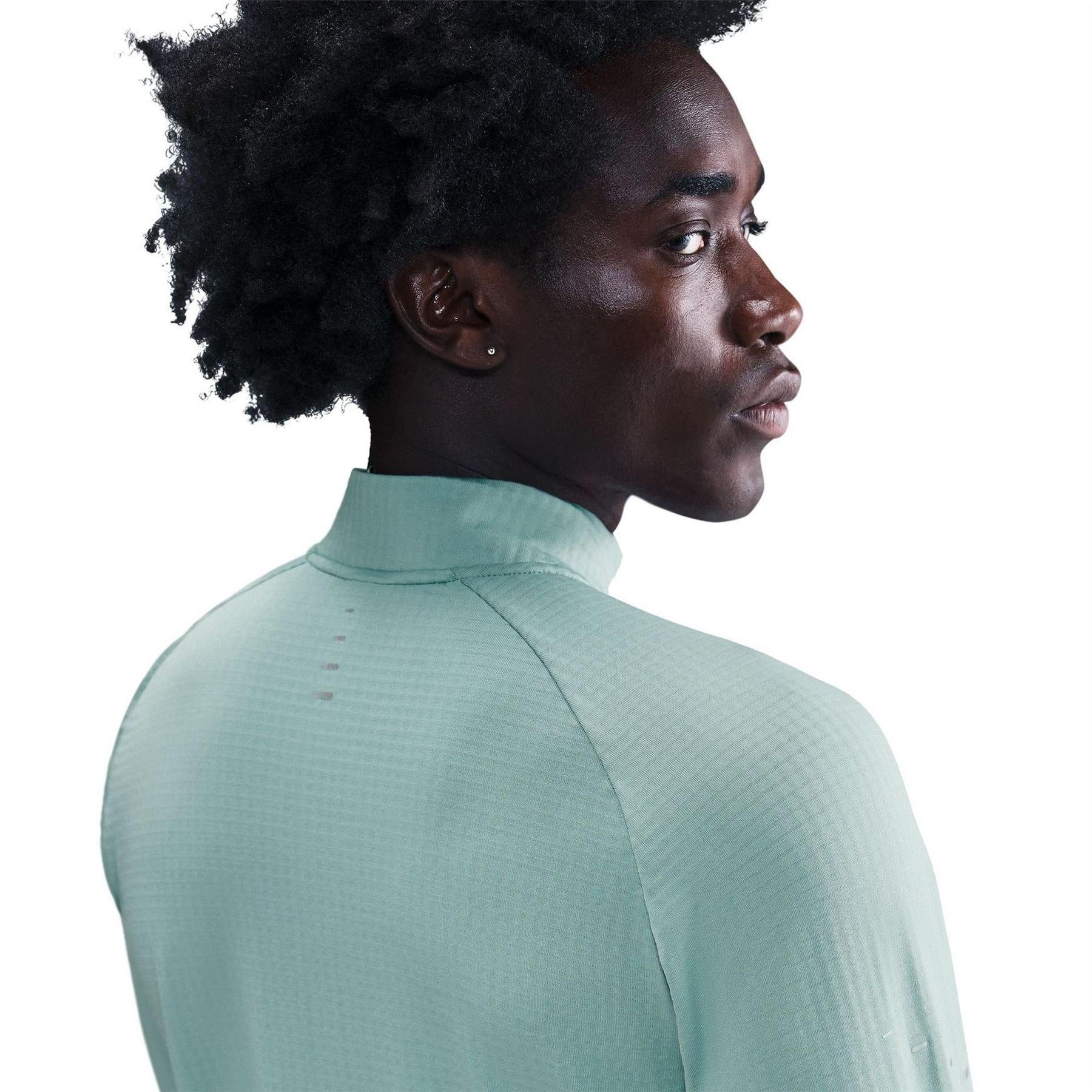 Cannon - Back - Nike Mens Quarter Zip Running Base Layer Top