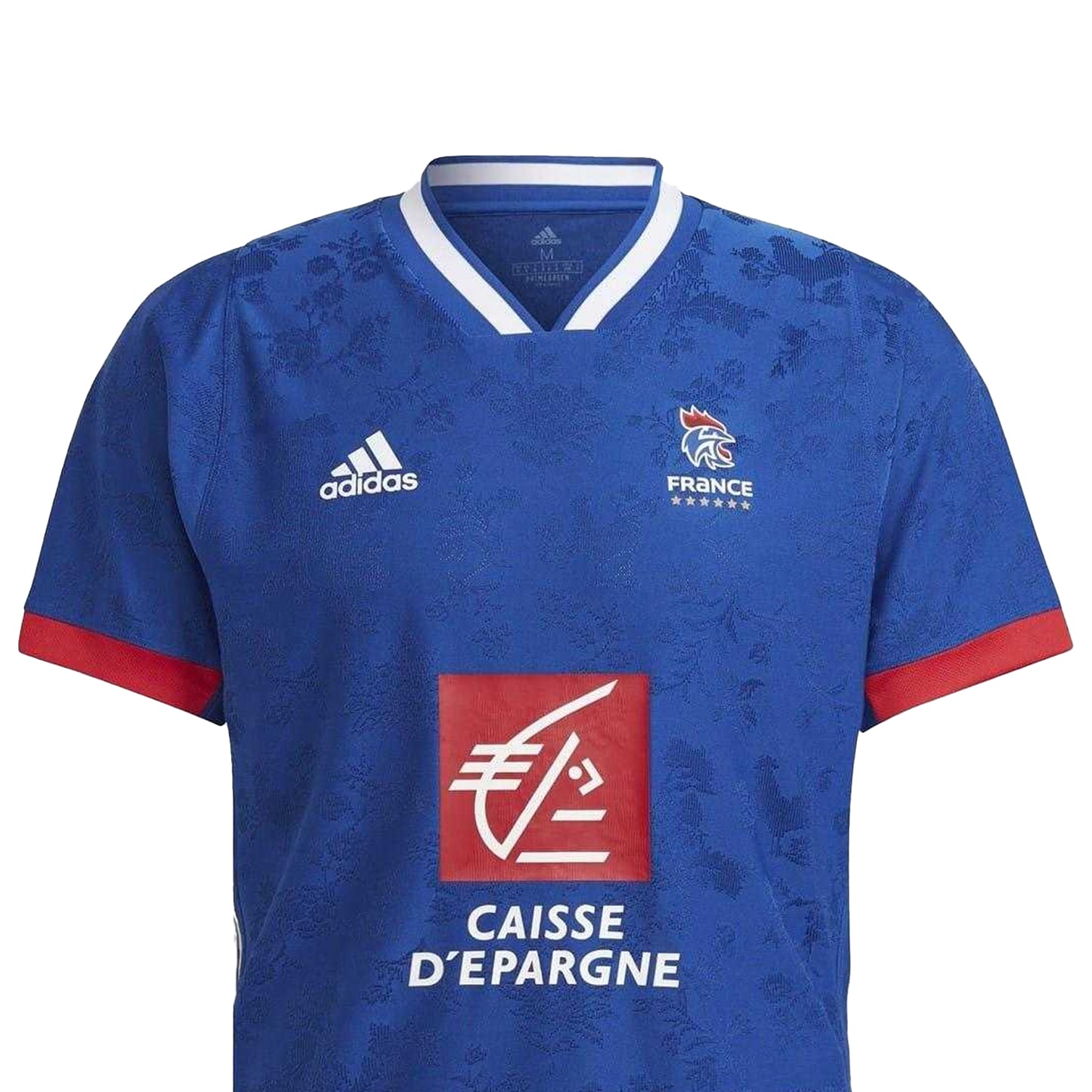 Navy Blue-Royal Blue-White - Back - Adidas Mens France Handball Shirt