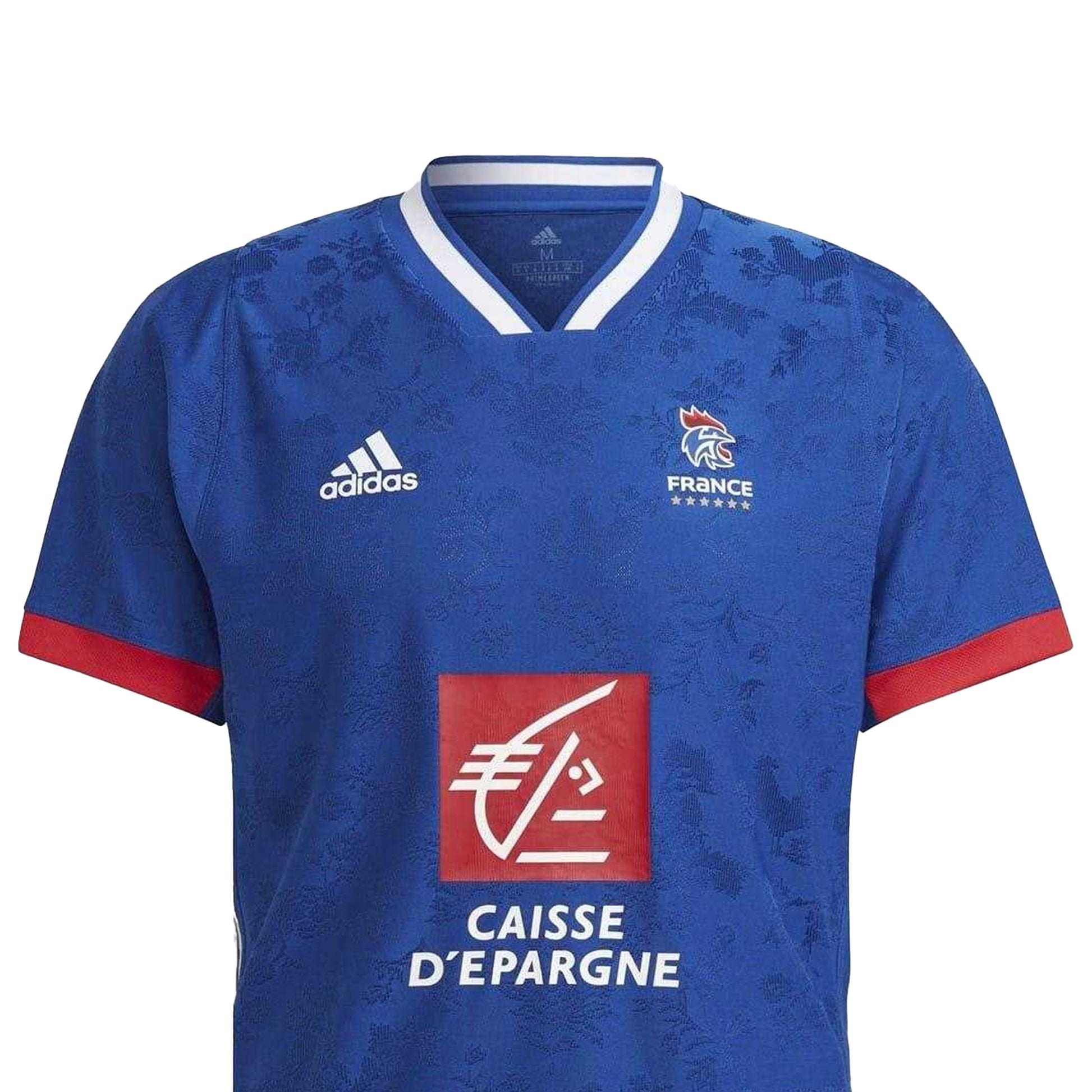 Navy Blue-Royal Blue-White - Back - Adidas Mens France Handball Shirt