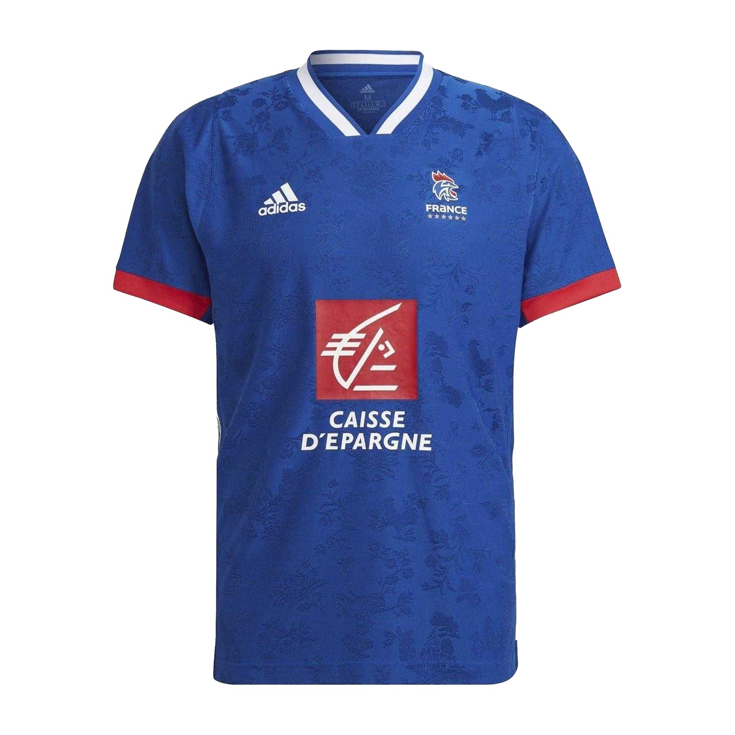 Navy Blue-Royal Blue-White - Front - Adidas Mens France Handball Shirt