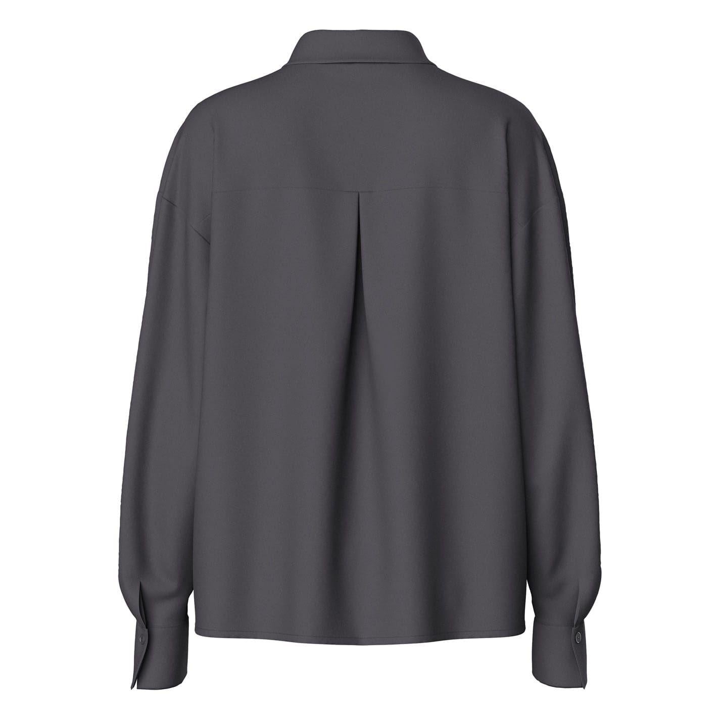 Magnet - Back - Pieces Womens-Ladies Relaxed Fit Long-Sleeved Shirt