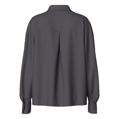 Magnet - Back - Pieces Womens-Ladies Relaxed Fit Long-Sleeved Shirt