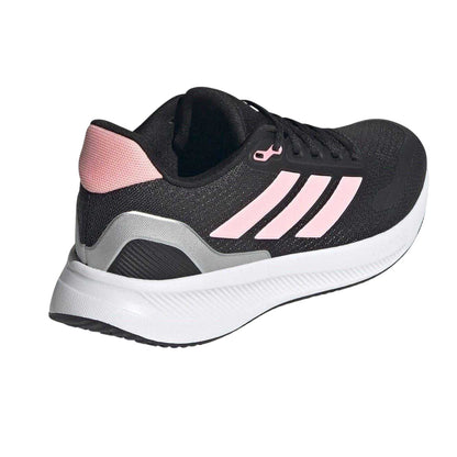 Black-Pink - Back - Adidas Childrens-Kids Runfalcon 5 Cloudfoam Trainers